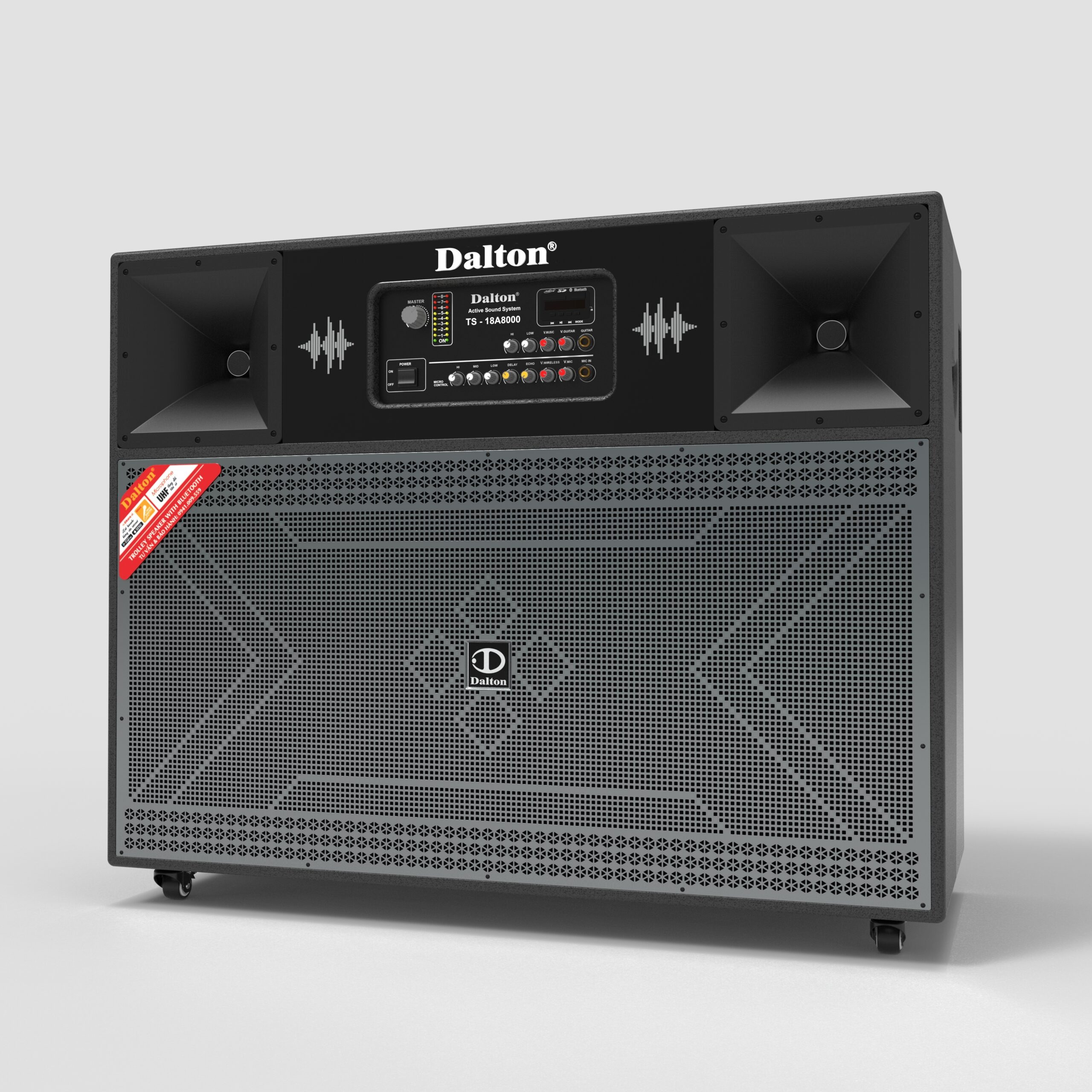 Loa kéo điện Karaoke Dalton 3000W TS-18A8000